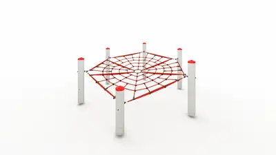 HUCK OCCITANIA : TOILE D’ARAIGNEE - poteaux acier, ref 4597S